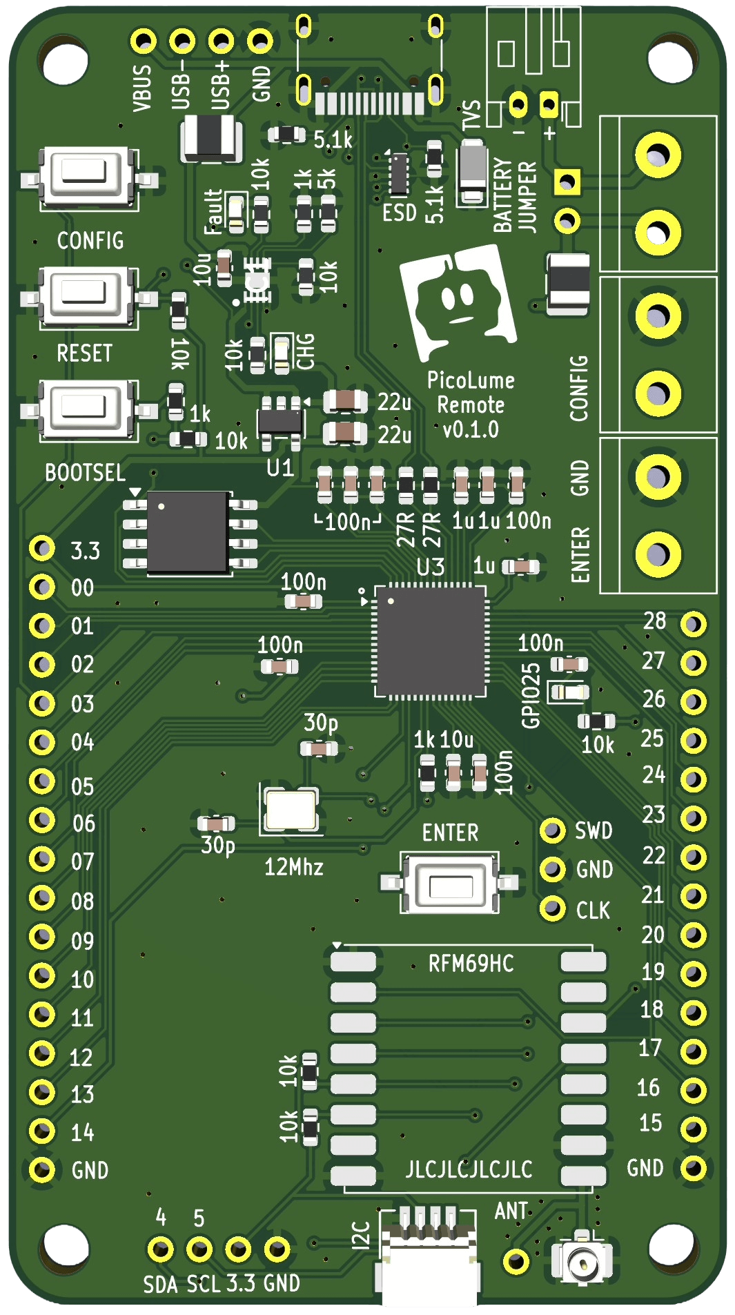 Next generation PicoLume board - PCB layout